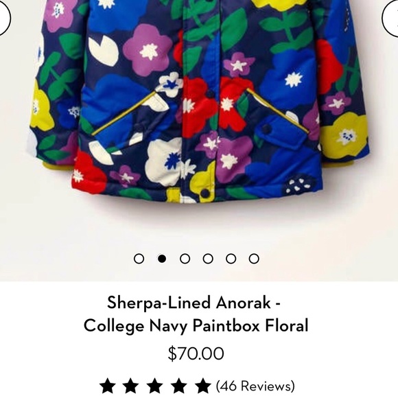 NWT mini boden Sherpa-Lined Anorak 7-8Y - Picture 2 of 10